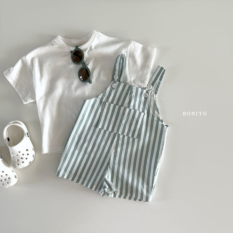 Bonito - Korean Baby Fashion - #babyfever - ST Span Dungarees Pants - 6