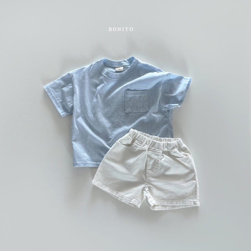 Bonito - Korean Baby Fashion - #babygirlfashion - Slub C Pocket Tee - 6