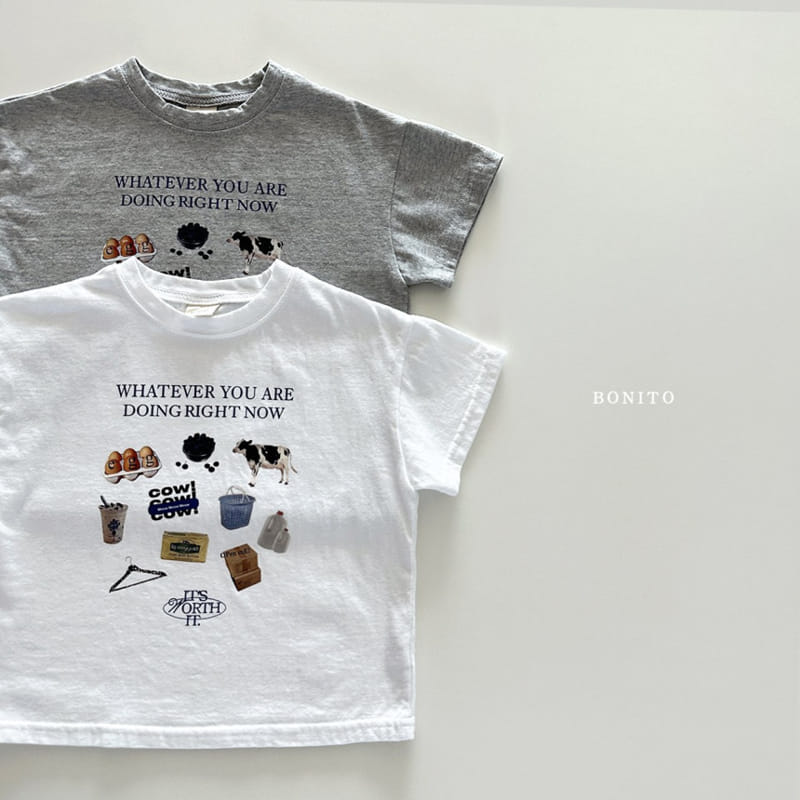 Bonito - Korean Baby Fashion - #babygirlfashion - Cow Tee - 2