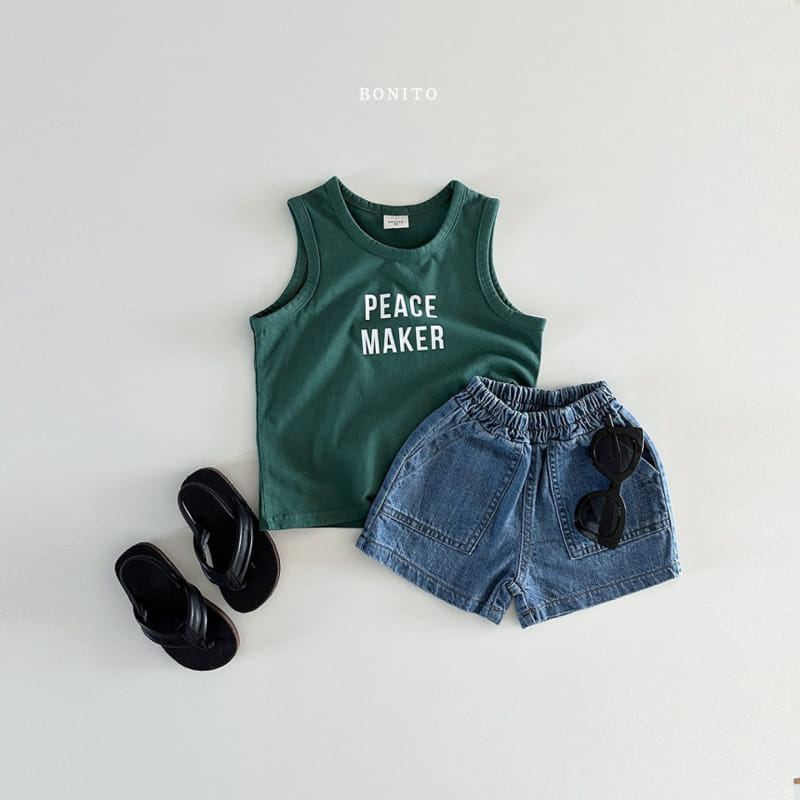 Bonito - Korean Baby Fashion - #babygirlfashion - Fatigue Denim Shorts - 11