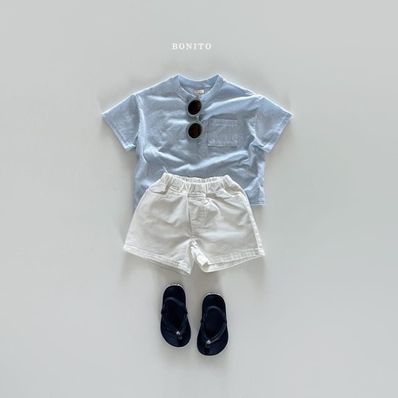 Bonito - Korean Baby Fashion - #babyoninstagram - Slub C Pocket Tee - 8