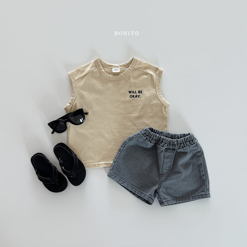 Bonito - Korean Baby Fashion - #babyootd - Okay Sleeveless Tee - 8