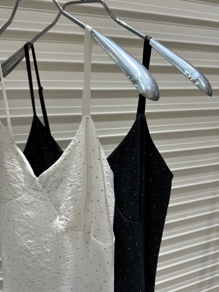 Bricklane - Korean Women Fashion - #momslook - Dot Flare One-Piece - 2