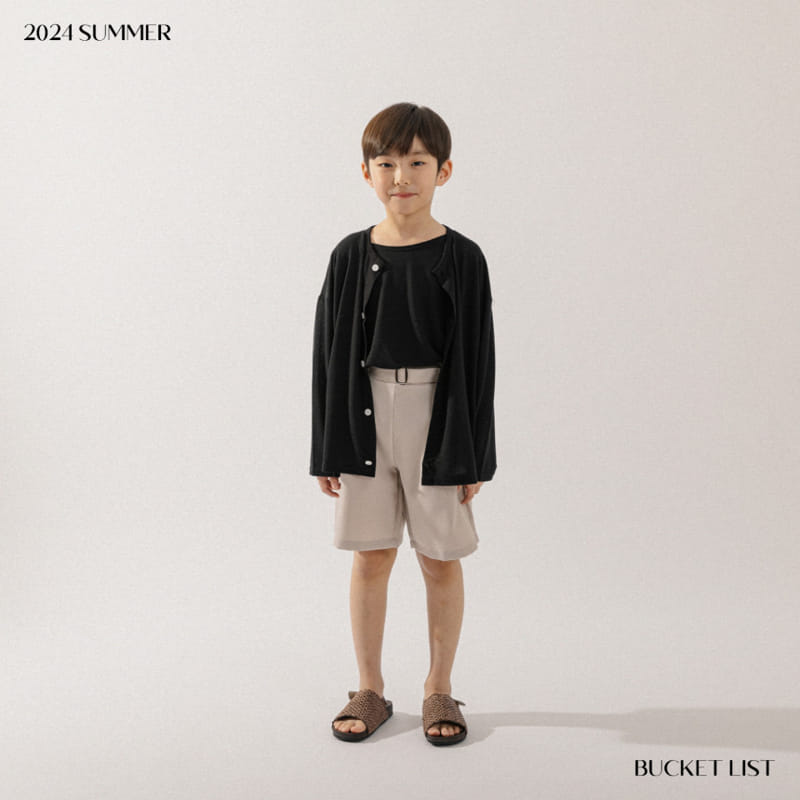 Bucket List - Korean Children Fashion - #designkidswear - Belt Slacks Shorts - 5