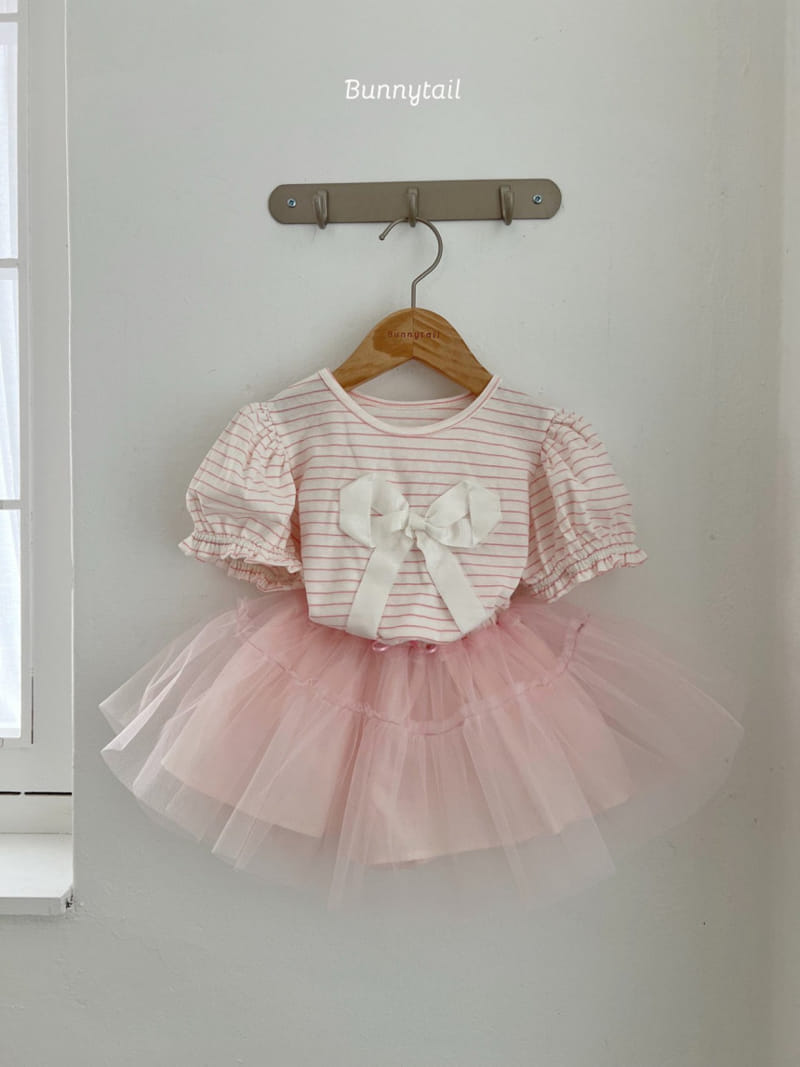 Bunnytail - Korean Children Fashion - #littlefashionista - Eli Ribbon Tee - 3