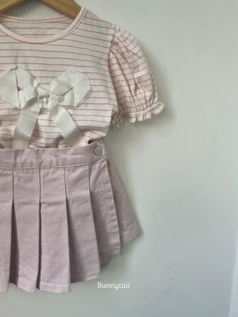 Bunnytail - Korean Children Fashion - #toddlerclothing - Eli Ribbon Tee - 8