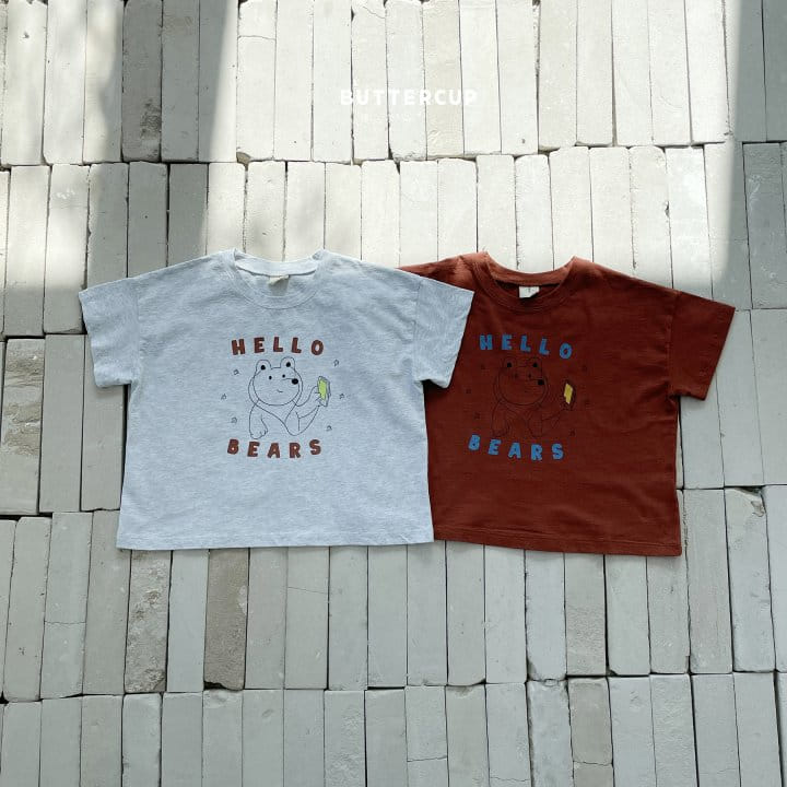 Buttercup - Korean Children Fashion - #discoveringself - Listening Bear Tee - 6