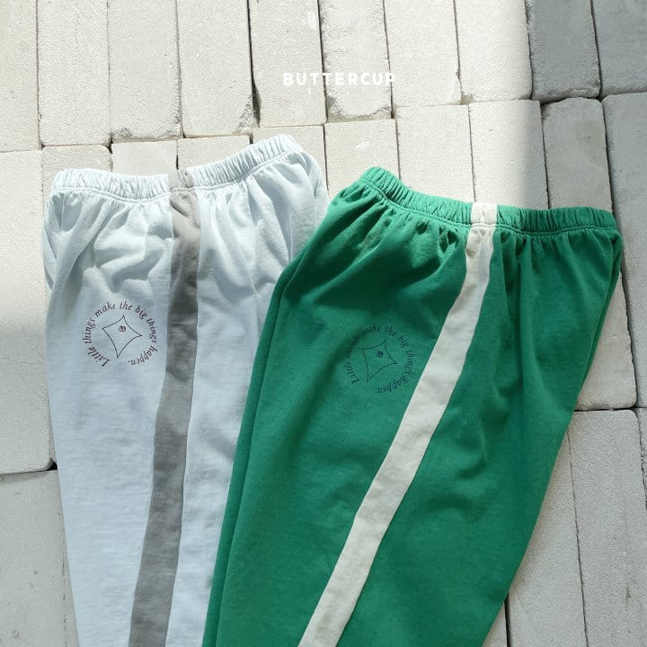 Buttercup - Korean Children Fashion - #fashionkids - Little Line Jogger Pants - 6