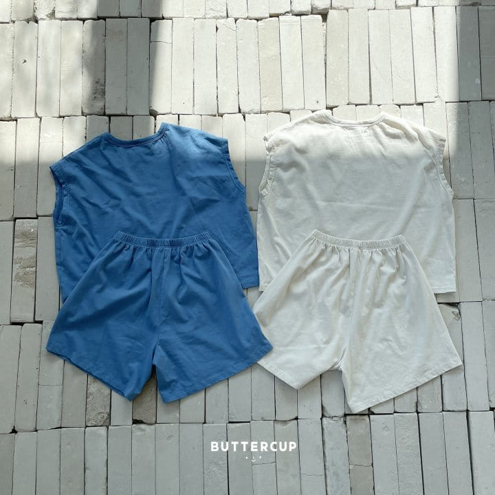 Buttercup - Korean Children Fashion - #kidsshorts - Bears Line Top Bottom Set - 10