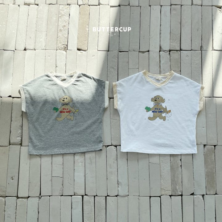 Buttercup - Korean Children Fashion - #kidsshorts - Picnic V Tee - 9