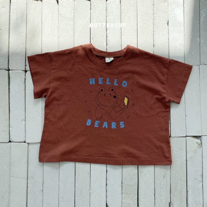 Buttercup - Korean Children Fashion - #kidsshorts - Listening Bear Tee - 8