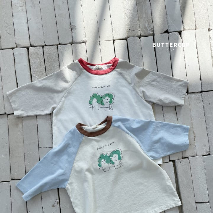 Buttercup - Korean Children Fashion - #kidzfashiontrend - Broccoli Raglan Tee - 7