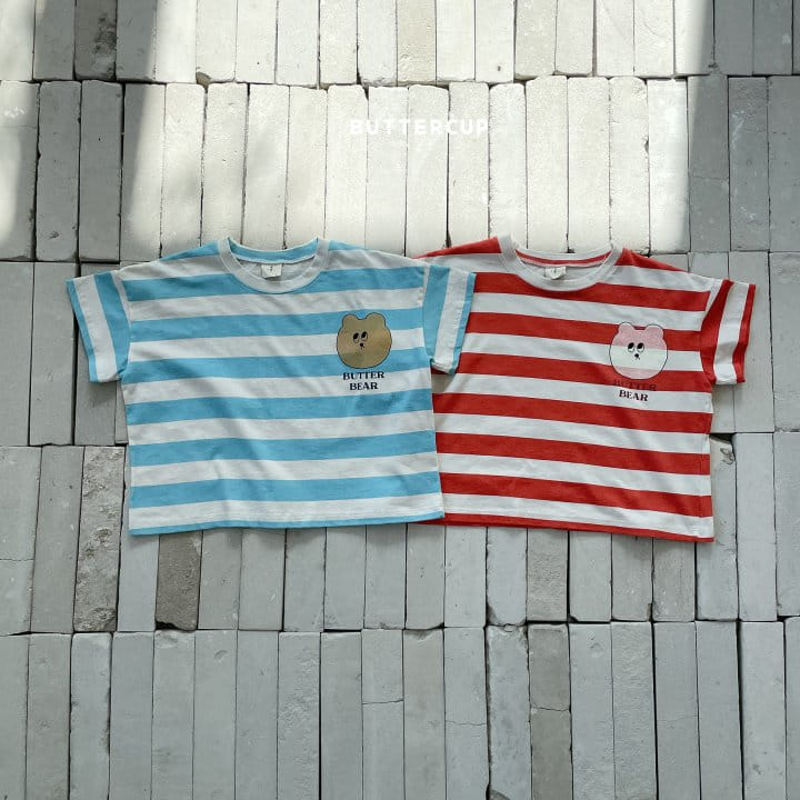 Buttercup - Korean Children Fashion - #toddlerclothing - Butter Bear Pin Tee - 6