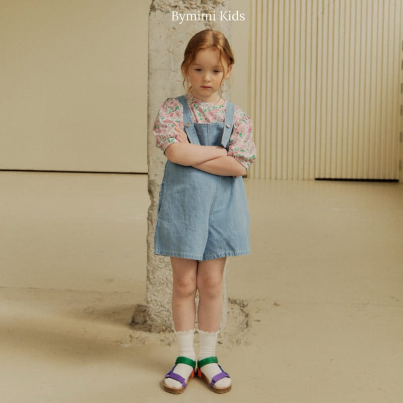 Bymimi - Korean Children Fashion - #kidzfashiontrend - Flower Puff Tee - 2