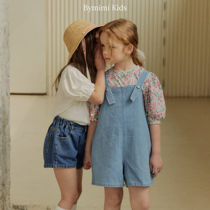 Bymimi - Korean Children Fashion - #toddlerclothing - Flower Puff Tee - 9