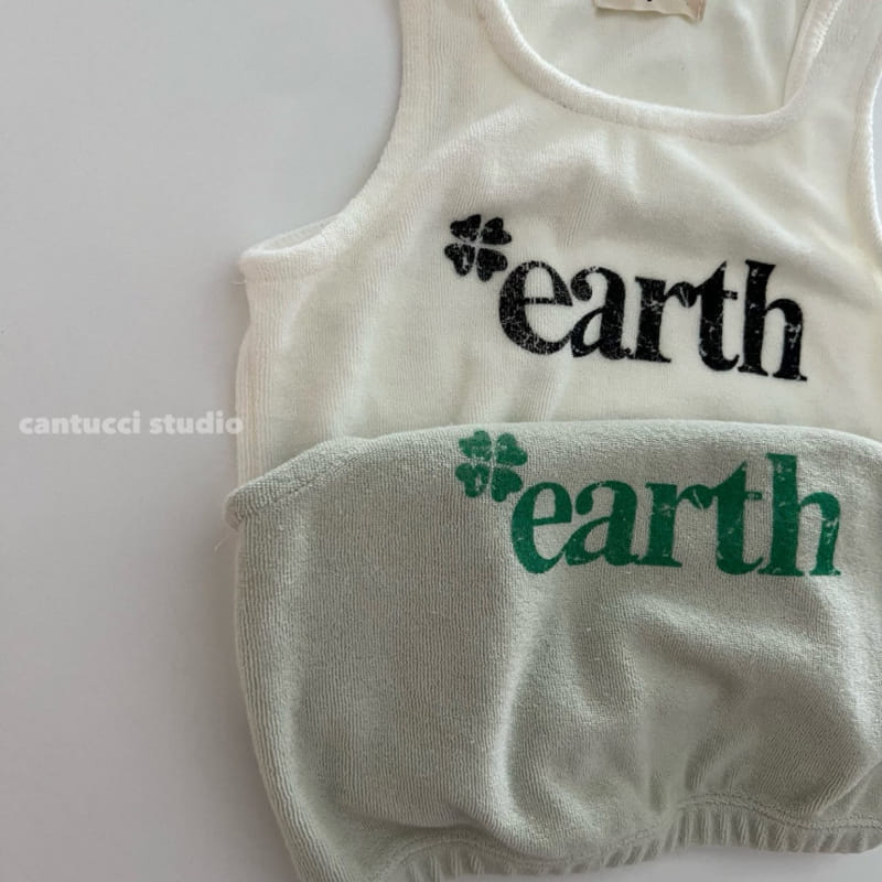 Cantucci Studio - Korean Children Fashion - #childofig - Earth Terry Crop Tee - 5