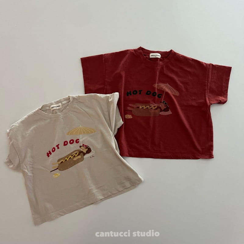 Cantucci Studio - Korean Children Fashion - #childofig - Hot Dog Tee With Mom - 3