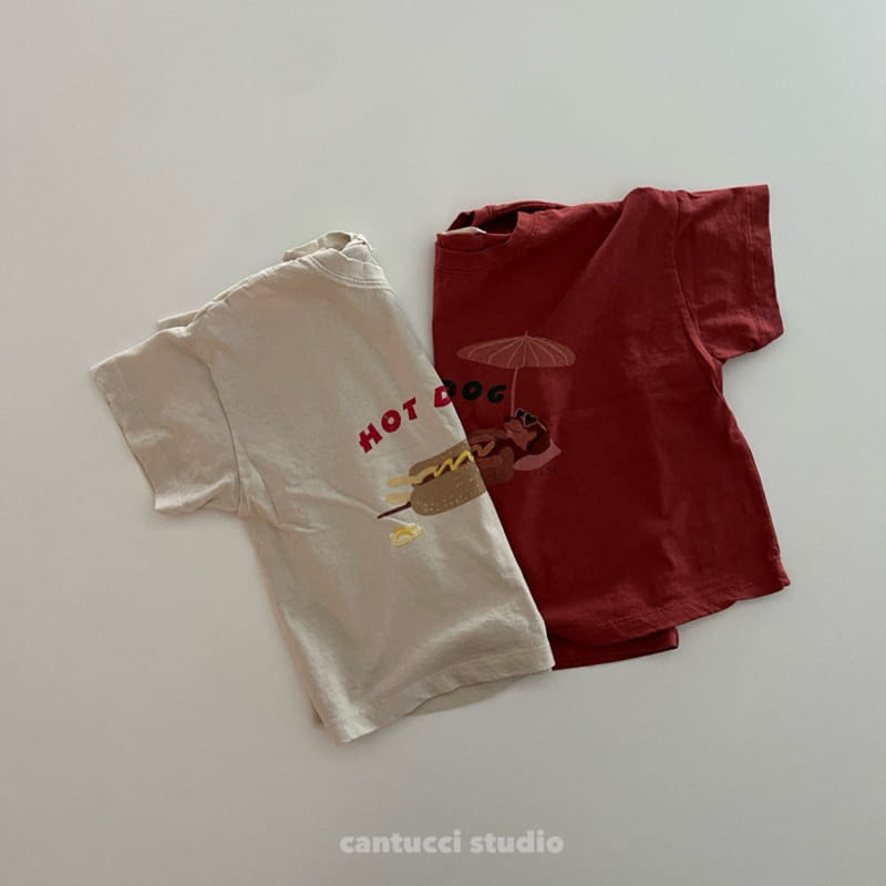 Cantucci Studio - Korean Children Fashion - #childofig - Hot Dog Tee With Mom - 4