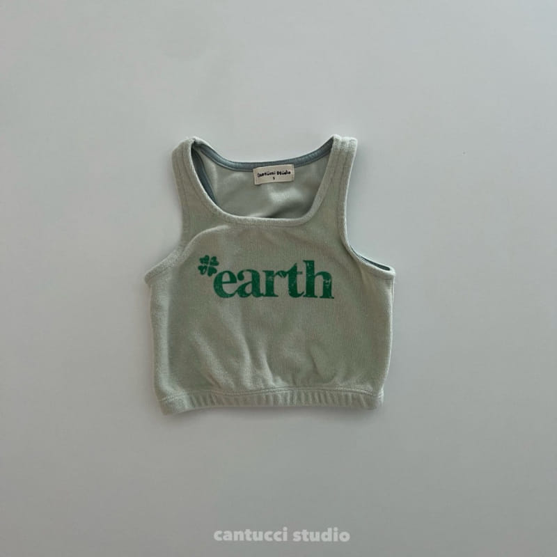 Cantucci Studio - Korean Children Fashion - #childrensboutique - Earth Terry Crop Tee - 7