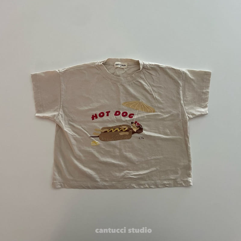 Cantucci Studio - Korean Children Fashion - #childrensboutique - Hot Dog Tee With Mom - 5
