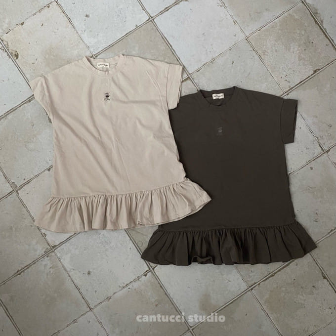 Cantucci Studio - Korean Children Fashion - #kidsshorts - Pearl Frill One-Piece