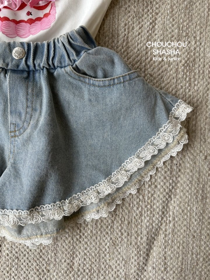 Chouchou Shasha - Korean Children Fashion - #fashionkids - Ray Denim Pants - 2