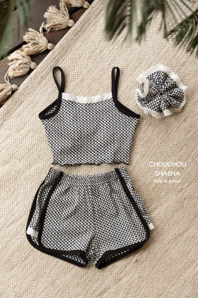 Chouchou Shasha - Korean Children Fashion - #kidsshorts - Kitsch Top Bottom Set