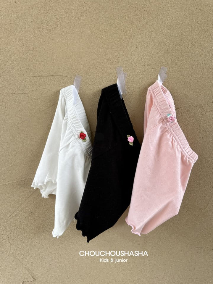 Chouchou Shasha - Korean Children Fashion - #kidzfashiontrend - Flower Leggings