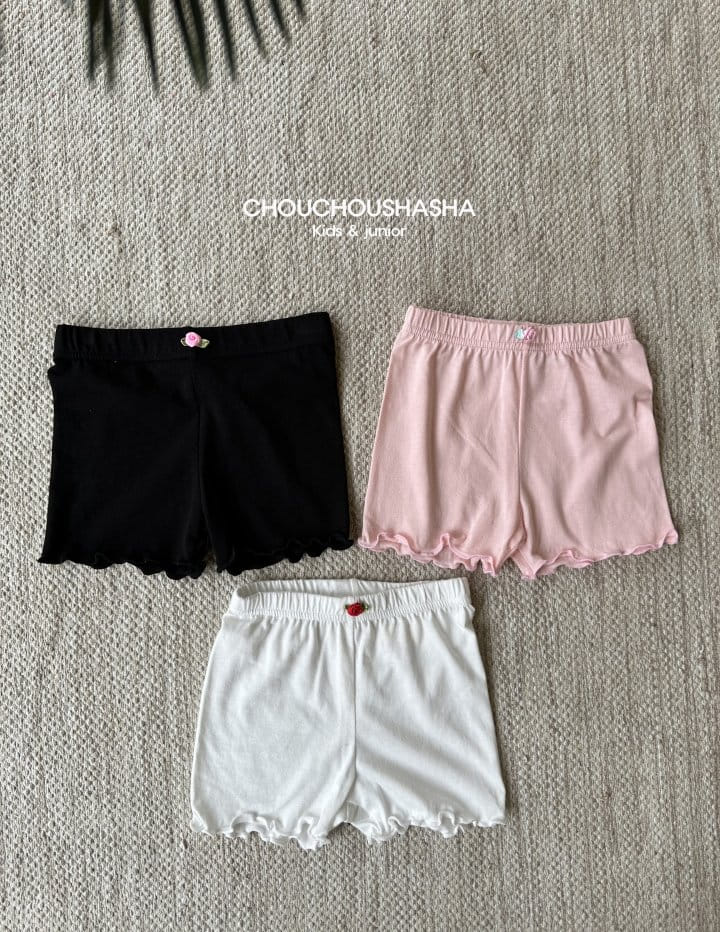 Chouchou Shasha - Korean Children Fashion - #littlefashionista - Flower Leggings - 4
