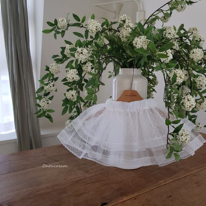 Choucream - Korean Baby Fashion - #babyoninstagram - Kan Kan Lace Skirt - 2