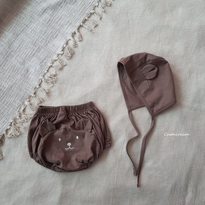 Choucream - Korean Baby Fashion - #babyoutfit - Bebe Bear Hat - 6