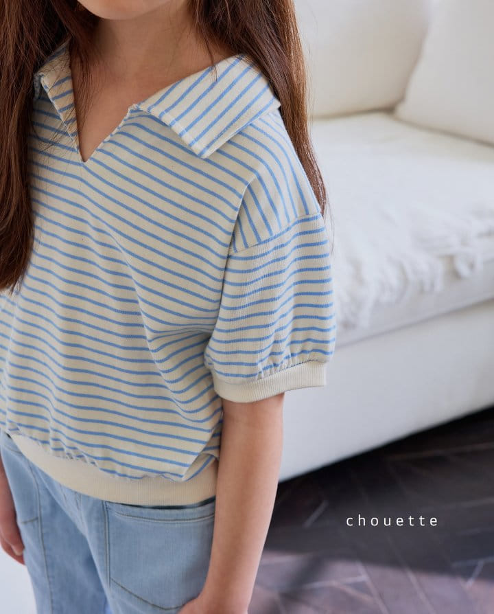 Chouette - Korean Children Fashion - #fashionkids - ST Collar Tee - 10