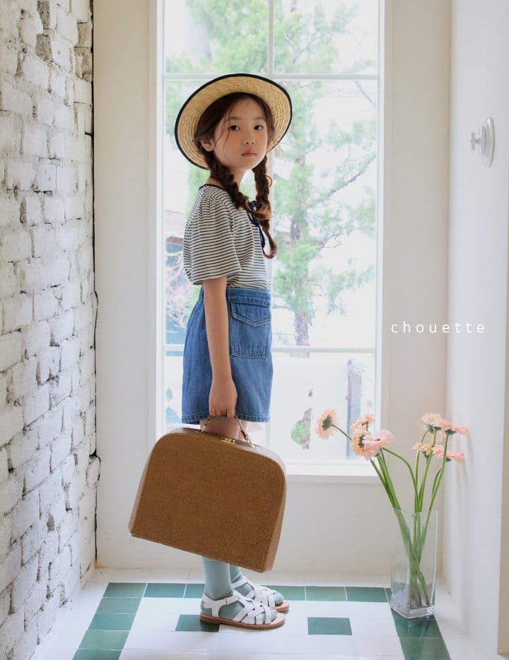 Chouette - Korean Children Fashion - #minifashionista - Ribbon Puff Tee - 5