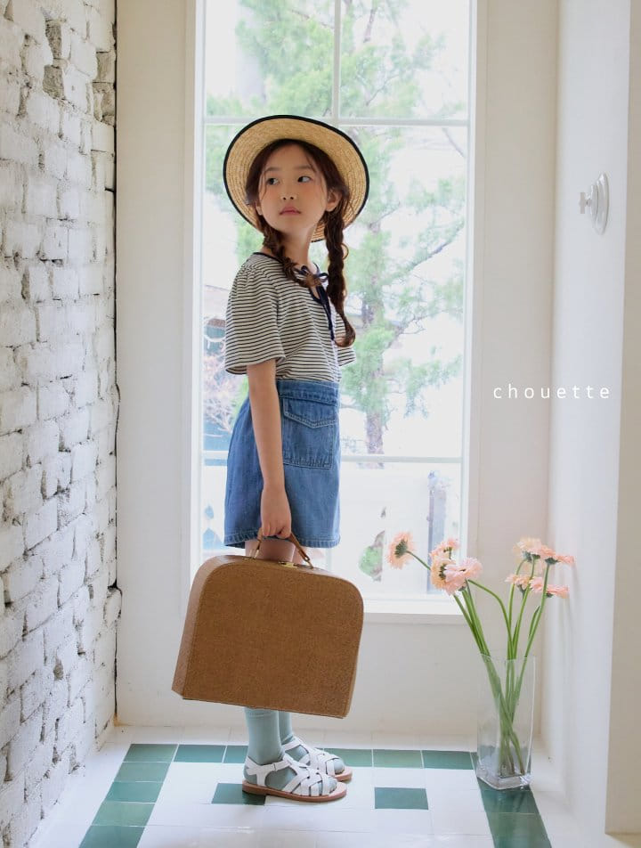 Chouette - Korean Children Fashion - #todddlerfashion - Ribbon Puff Tee - 7