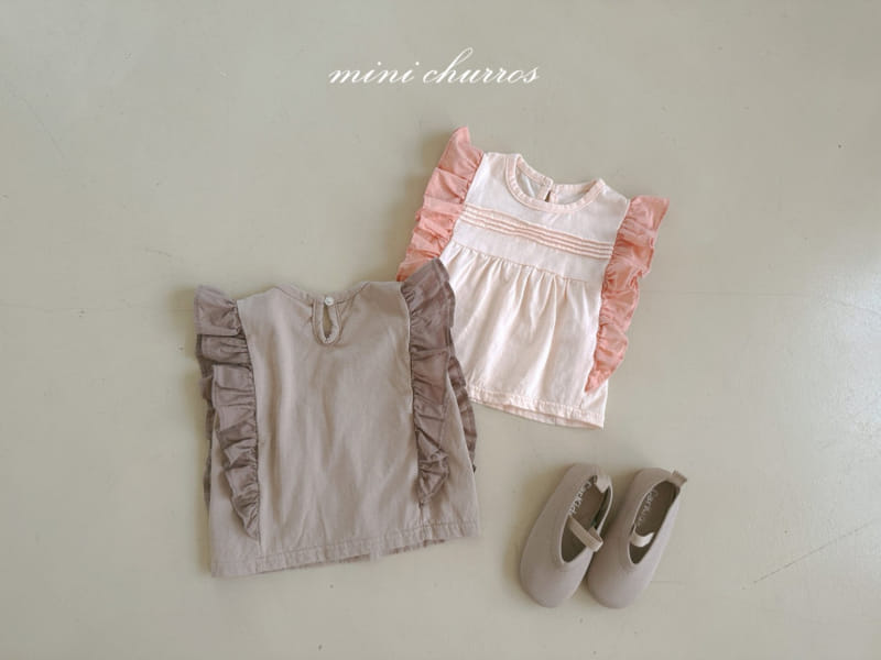 Churros - Korean Children Fashion - #Kfashion4kids - Conel Pintuck Blouse - 5