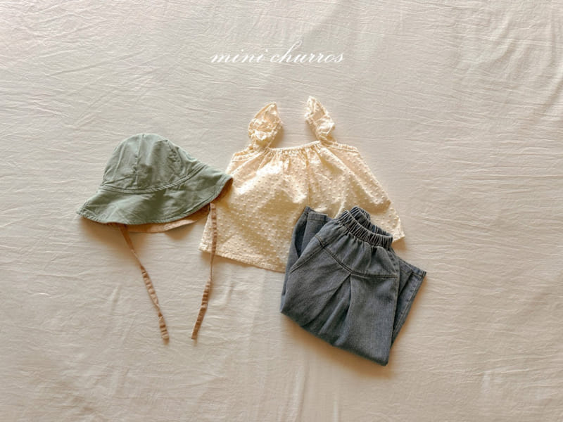 Churros - Korean Children Fashion - #Kfashion4kids - Frill Wing Blouse - 3