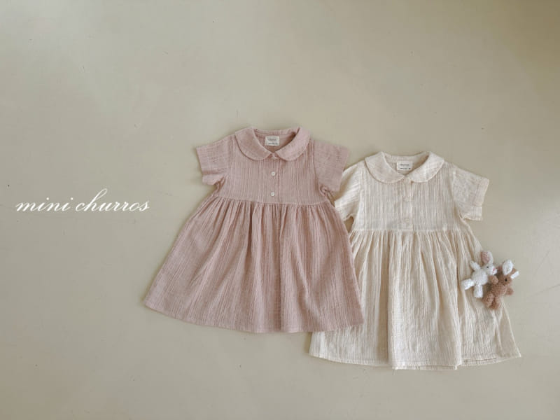 Churros - Korean Children Fashion - #childofig - Flo Shirring One-Piece - 7