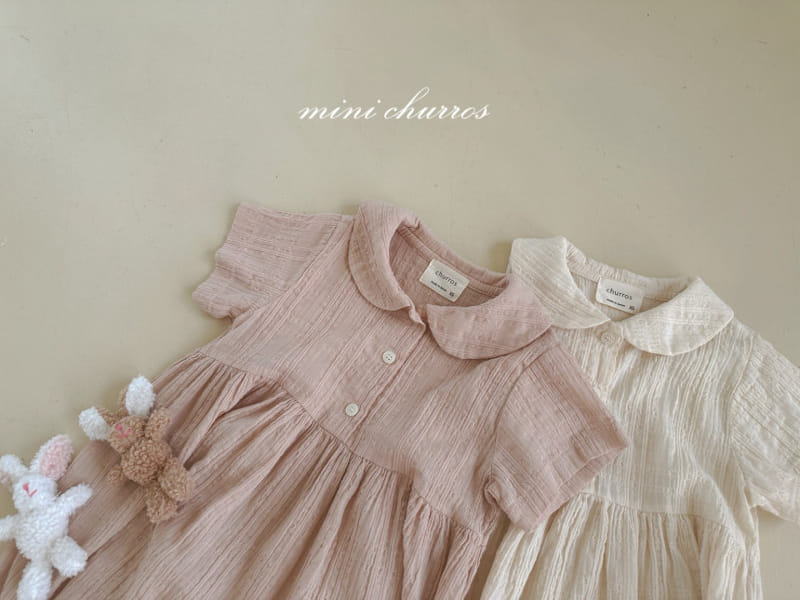 Churros - Korean Children Fashion - #childofig - Flo Shirring One-Piece - 8