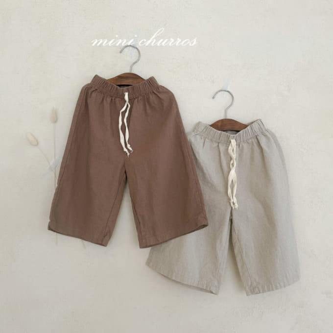 Churros - Korean Children Fashion - #childofig - L Wide Pants