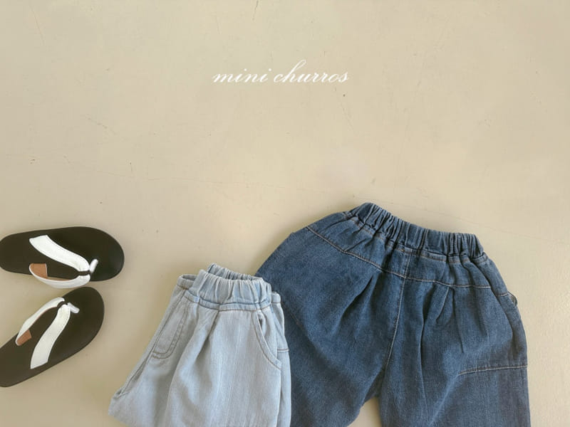 Churros - Korean Children Fashion - #childofig - Dart Denim Pants - 6