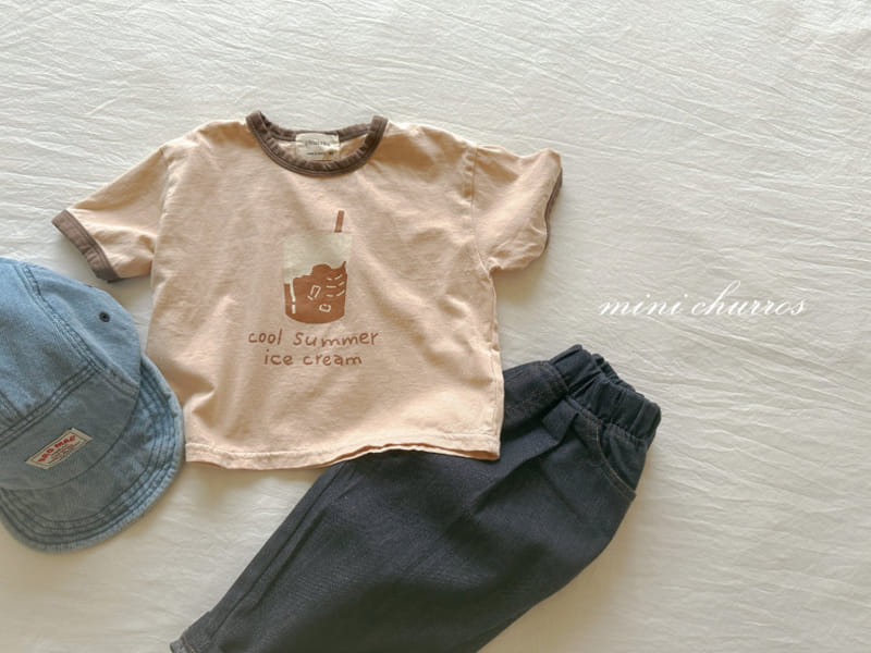 Churros - Korean Children Fashion - #stylishchildhood - Icecream Piping Tee - 4
