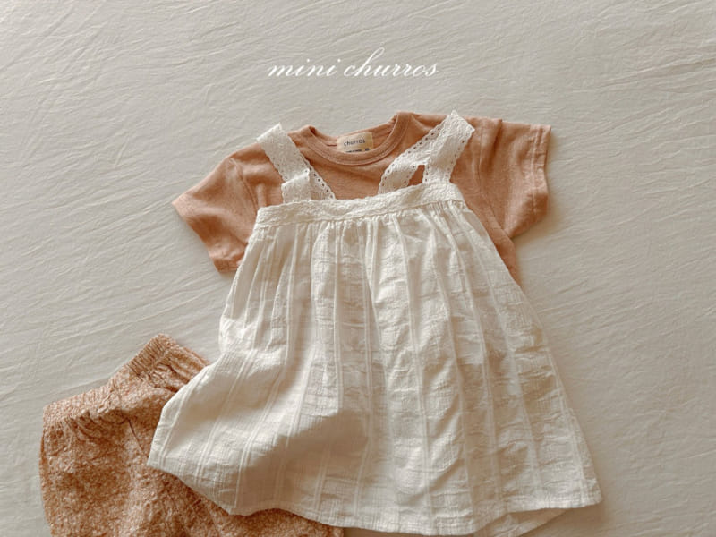 Churros - Korean Children Fashion - #childofig - Lace One-Piece - 7