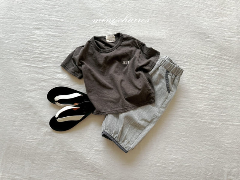 Churros - Korean Children Fashion - #childrensboutique - Long GO Denim Pants - 6