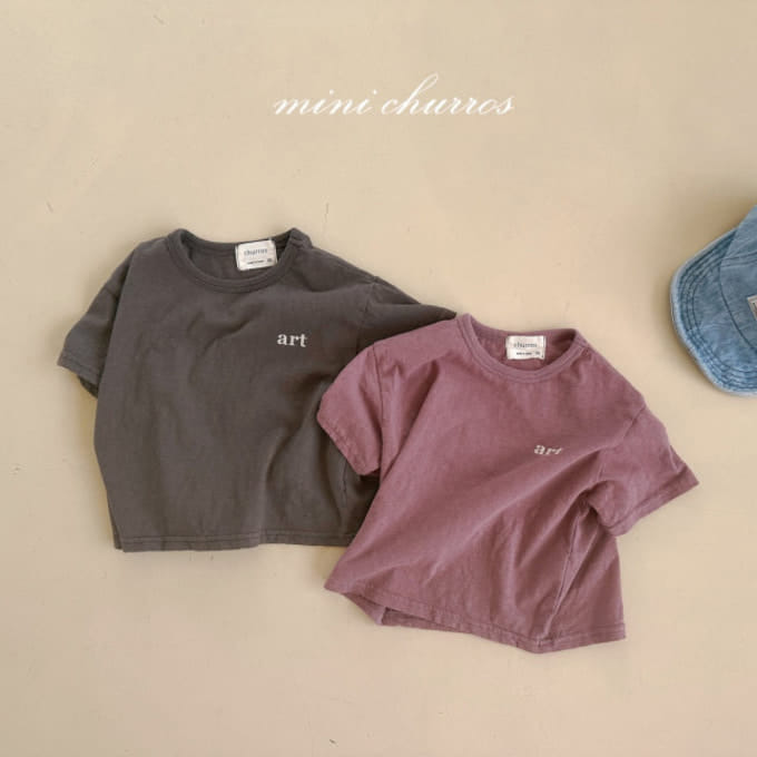 Churros - Korean Children Fashion - #childrensboutique - Art Minimal Tee