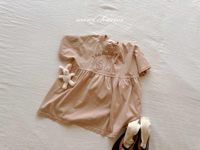 Churros - Korean Children Fashion - #designkidswear - Rabbit Shirring One-Piece - 3