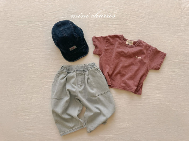 Churros - Korean Children Fashion - #designkidswear - Art Minimal Tee - 2