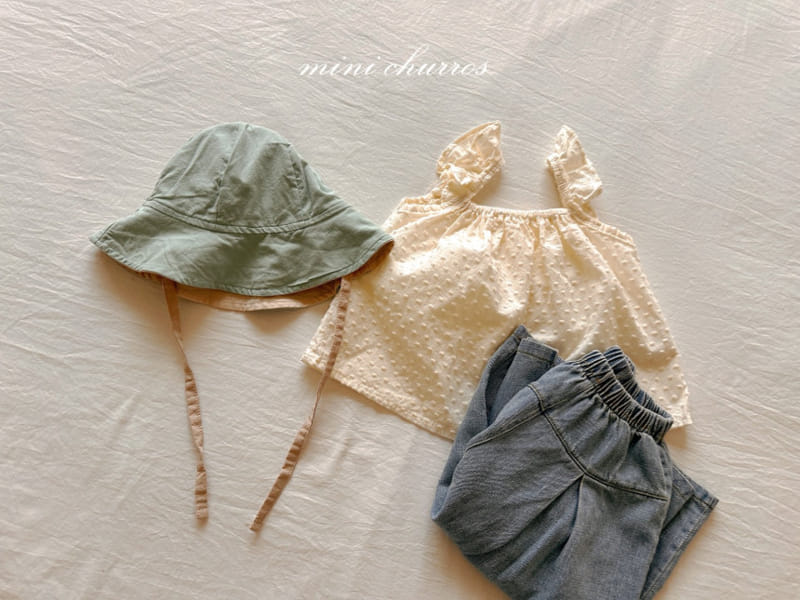 Churros - Korean Children Fashion - #designkidswear - Wide Denim Pants - 4