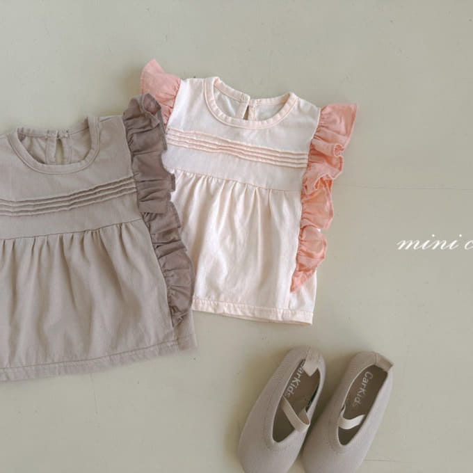 Churros - Korean Children Fashion - #fashionkids - Conel Pintuck Blouse