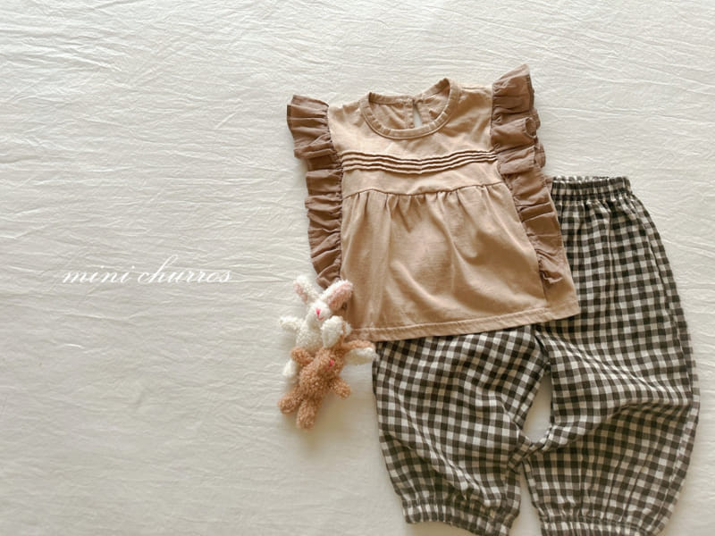 Churros - Korean Children Fashion - #kidsshorts - Conel Pintuck Blouse - 2