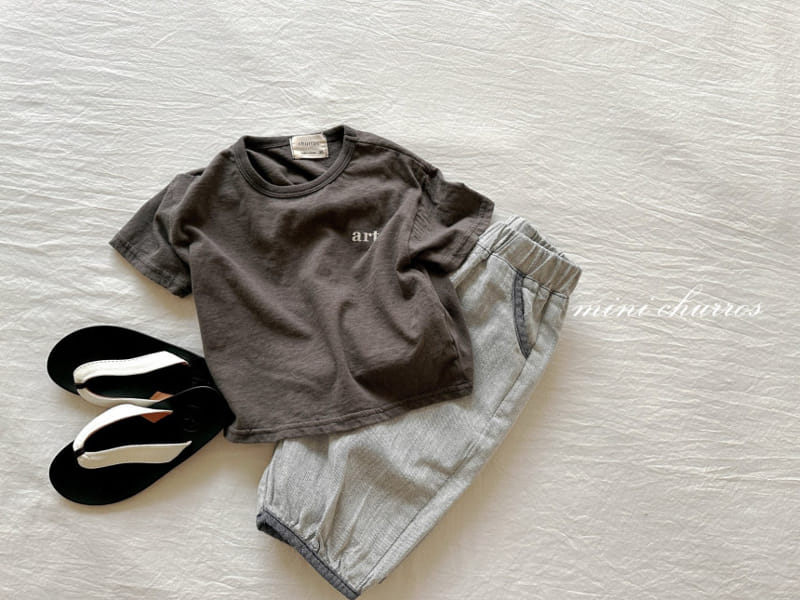 Churros - Korean Children Fashion - #kidsshorts - Long GO Denim Pants - 10